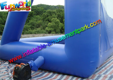 11 x 10 Dark Blue Inflatable Movie Screen , Inflatable Projector Screens / Theater