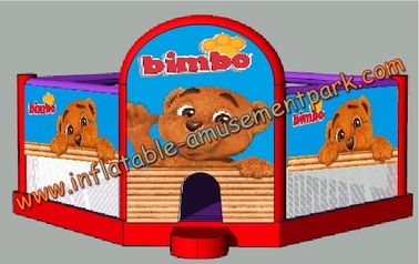 Professional Kids Bimbo Commercial Bouncy Castle , Inflatable Jumping Castle