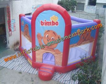 Professional Kids Bimbo Commercial Bouncy Castle , Inflatable Jumping Castle