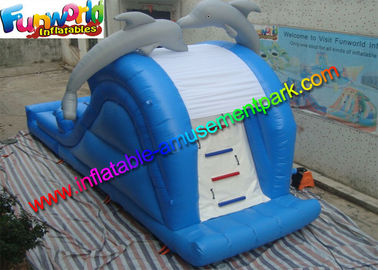 18 OZ Home Mini Doplhine inflatable water slides for pools