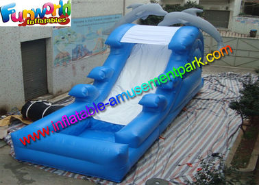 18 OZ Home Mini Doplhine inflatable water slides for pools