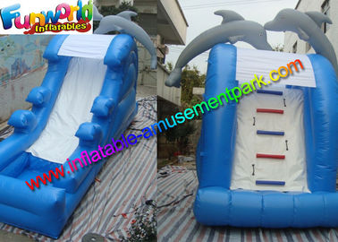 18 OZ Home Mini Doplhine inflatable water slides for pools