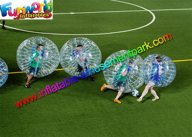 100% TPU Inflatable Bubble Football , Zorb Bumper Ball For Team