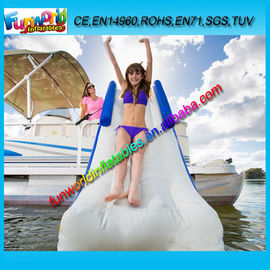 0.9mm PVC Tarpaulin Outdoor Inflatable Floating Slide For Sea