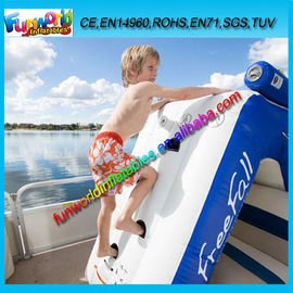 0.9mm PVC Tarpaulin Outdoor Inflatable Floating Slide For Sea