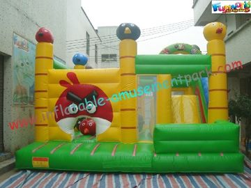 0.55mm PVC Tarpualin Inflatable bouncer slide Combo , Bouncer Jumpers Custom