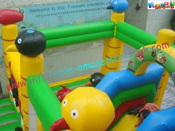 0.55mm PVC Tarpualin Inflatable bouncer slide Combo , Bouncer Jumpers Custom