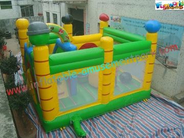 0.55mm PVC Tarpualin Inflatable bouncer slide Combo , Bouncer Jumpers Custom