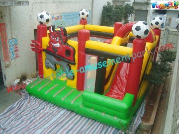 Custom Football Inflatable Combo In One , Bull Combo Units With Affordable Price