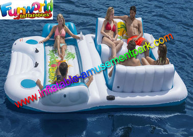 Giant 6 Person Inflatable Raft Pool / Inflatable Pool Floats for Adults