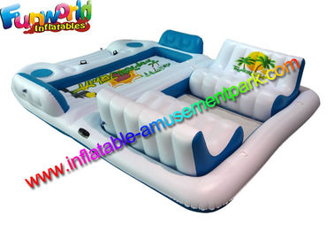 Giant 6 Person Inflatable Raft Pool / Inflatable Pool Floats for Adults