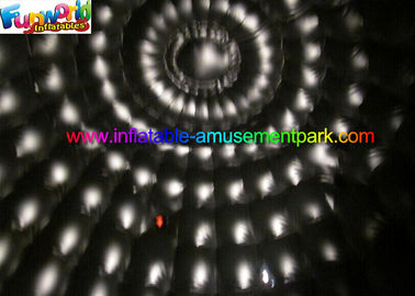 Music Inflatable Disco Dome Bouncy Castles Customized For Dancing