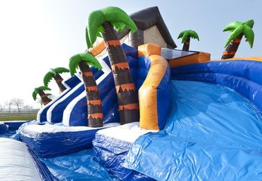 Commerial Outdoor Inflatable Water Slides Waterproof For school