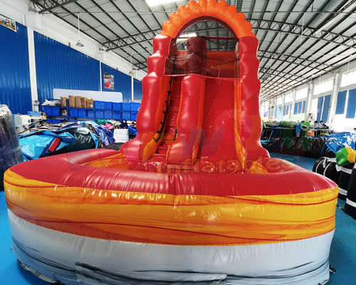Adult Inflatable Water Slide Bouncer For Kindergarten Backyard